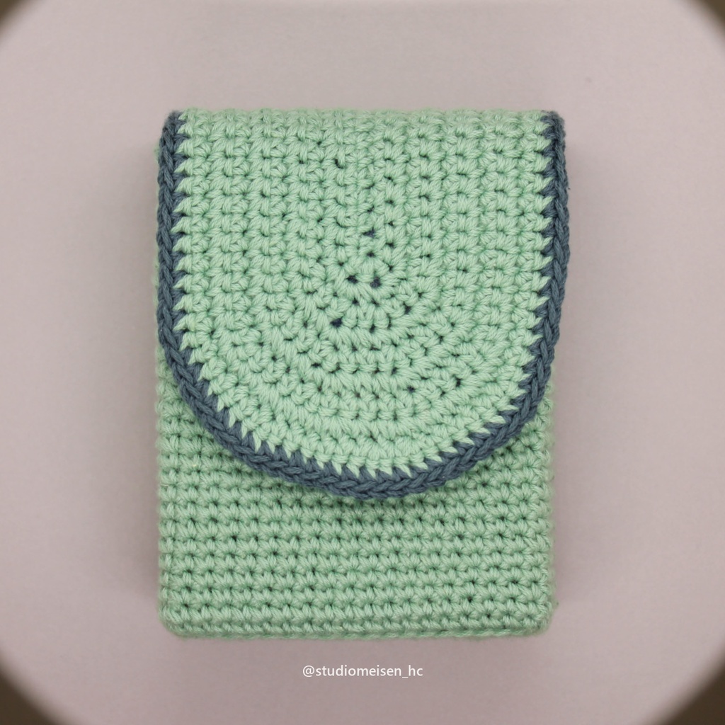 【デッキケースA】コバルトグリーン※アップリケも付けれます。