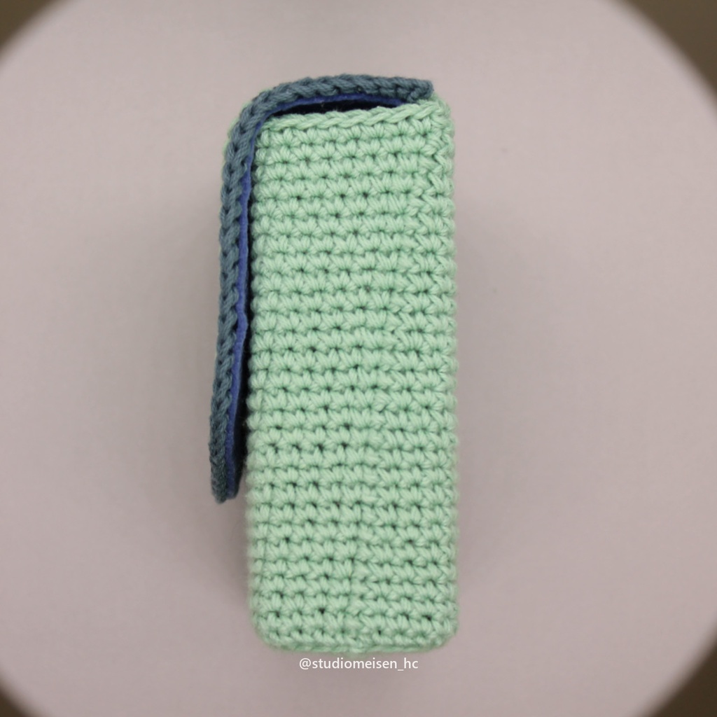 【デッキケースA】コバルトグリーン※アップリケも付けれます。