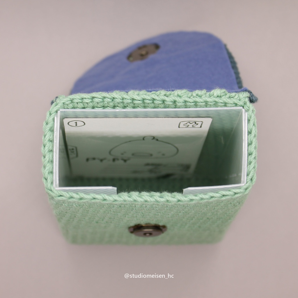 【デッキケースA】コバルトグリーン※アップリケも付けれます。