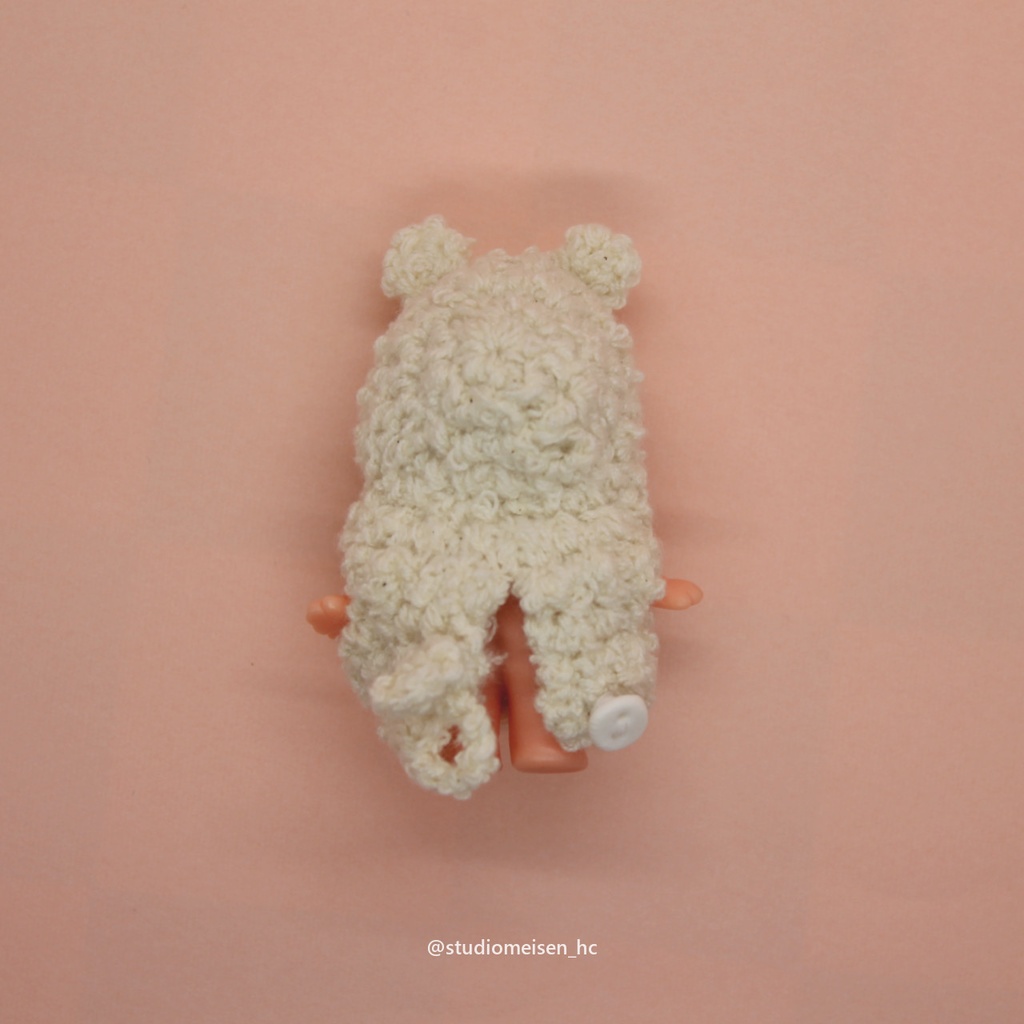 〔お洋服のみ〕もこもこ着ぐるみシリーズ(動物編)