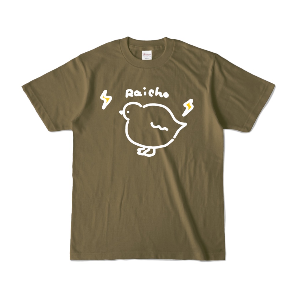 らいちょうTシャツ(オリーブ)