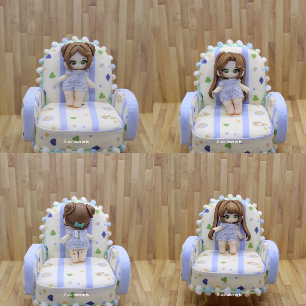 〔レジンウィッグAタイプ〕小さな子犬わたあめ(5cmサイズ)