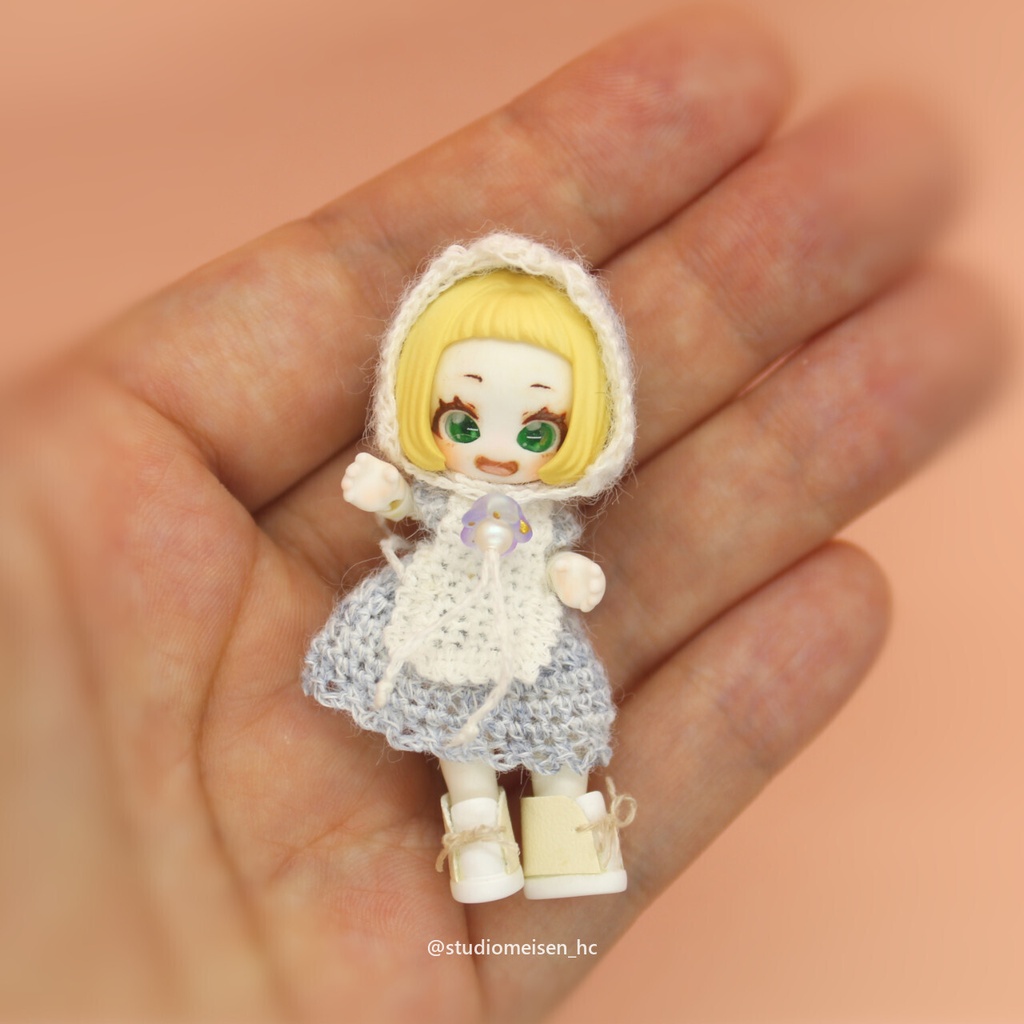 〔お洋服のみ〕ミニョンフラワーボンネット・ベレー帽