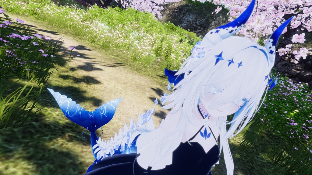 【VRChat想定】人外パーツ:アクアベール
