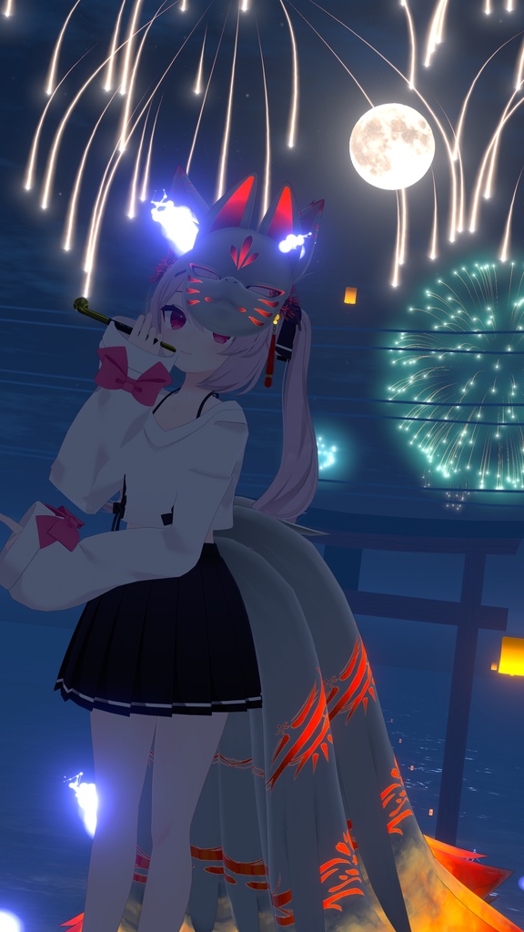 【VRChat想定】人外パーツ:燐華