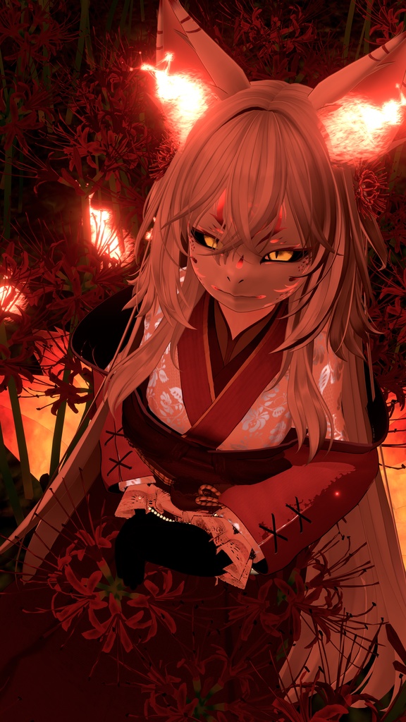 【VRChat想定】人外パーツ:燐華