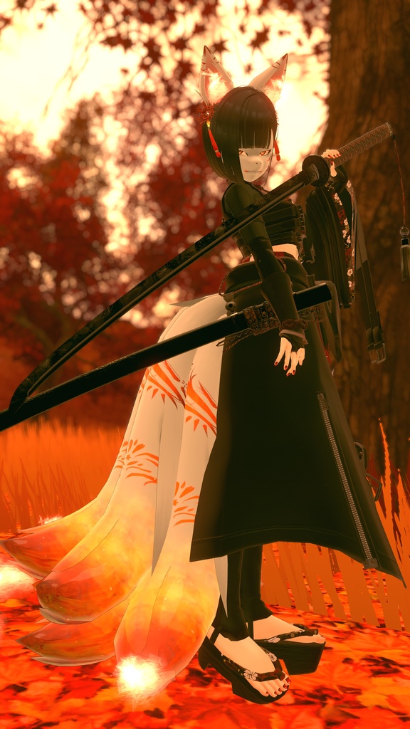 【VRChat想定】人外パーツ:燐華