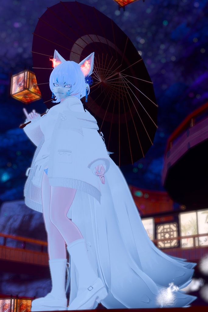 【VRChat想定】人外パーツ:燐華