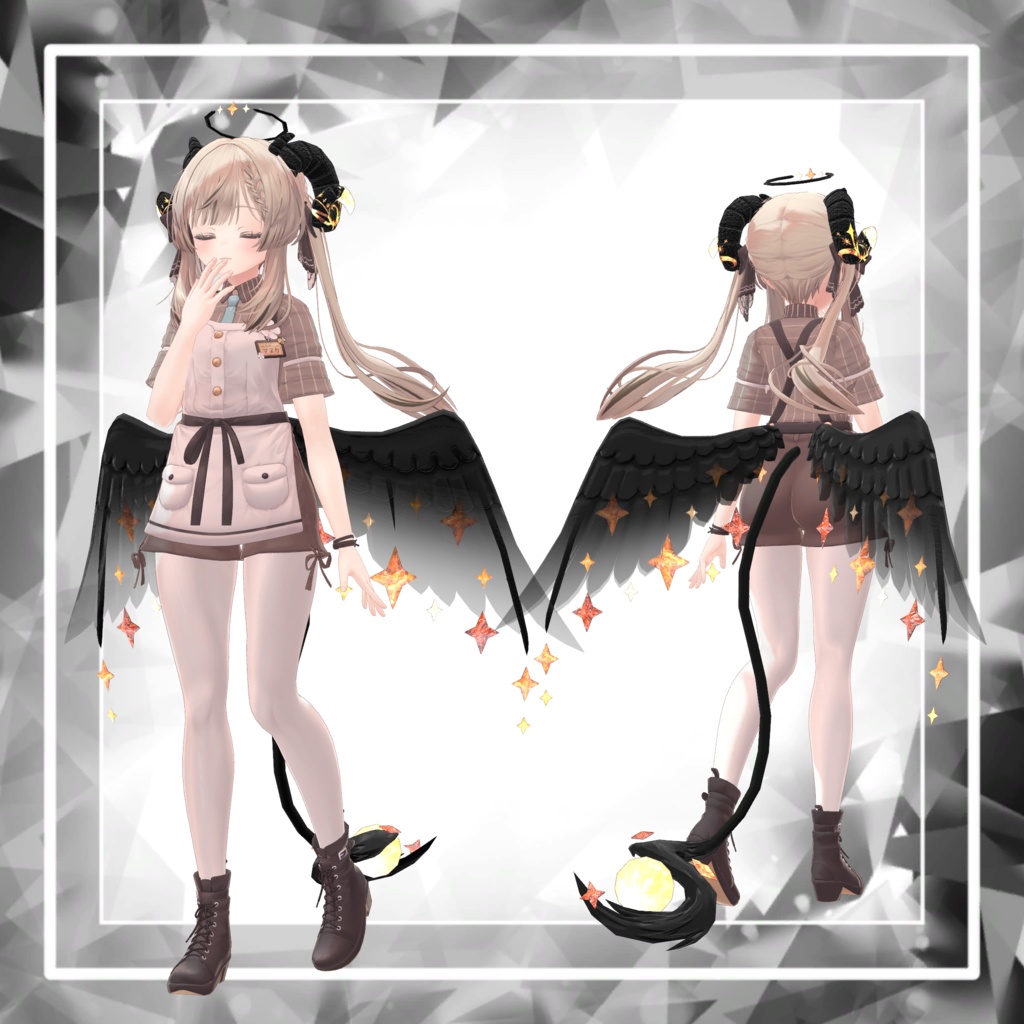 【VRChat想定】人外パーツ:イヴァノア