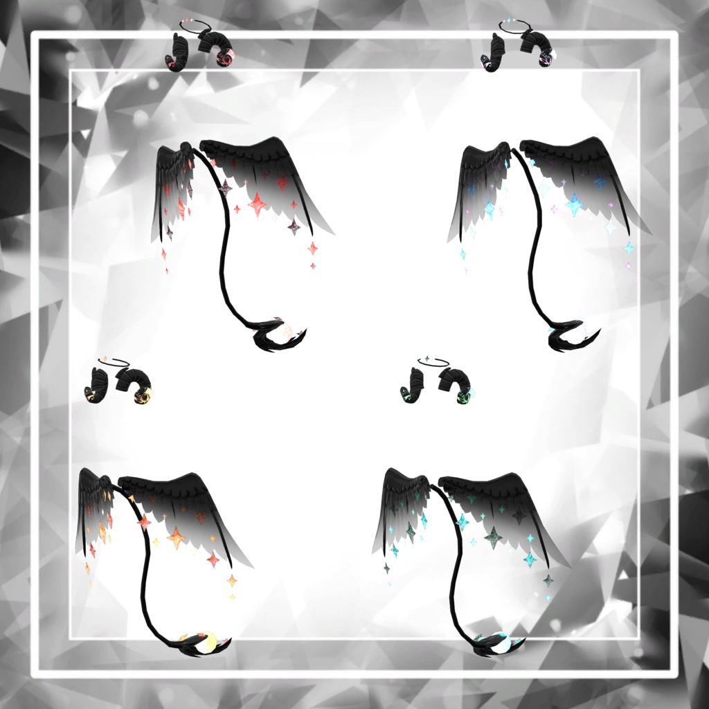 【VRChat想定】人外パーツ:イヴァノア