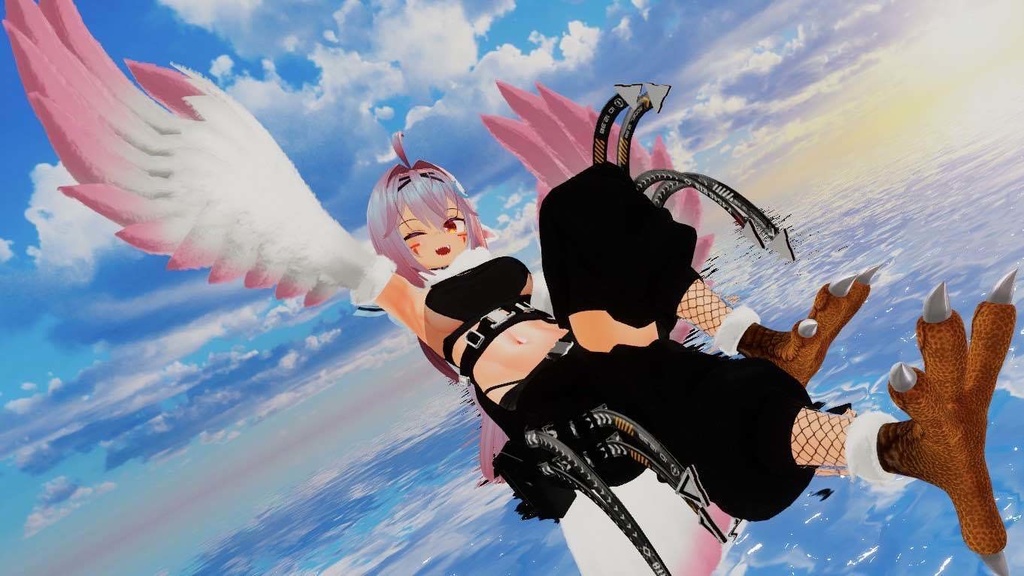 【VRChat想定】人外パーツ:クウリ