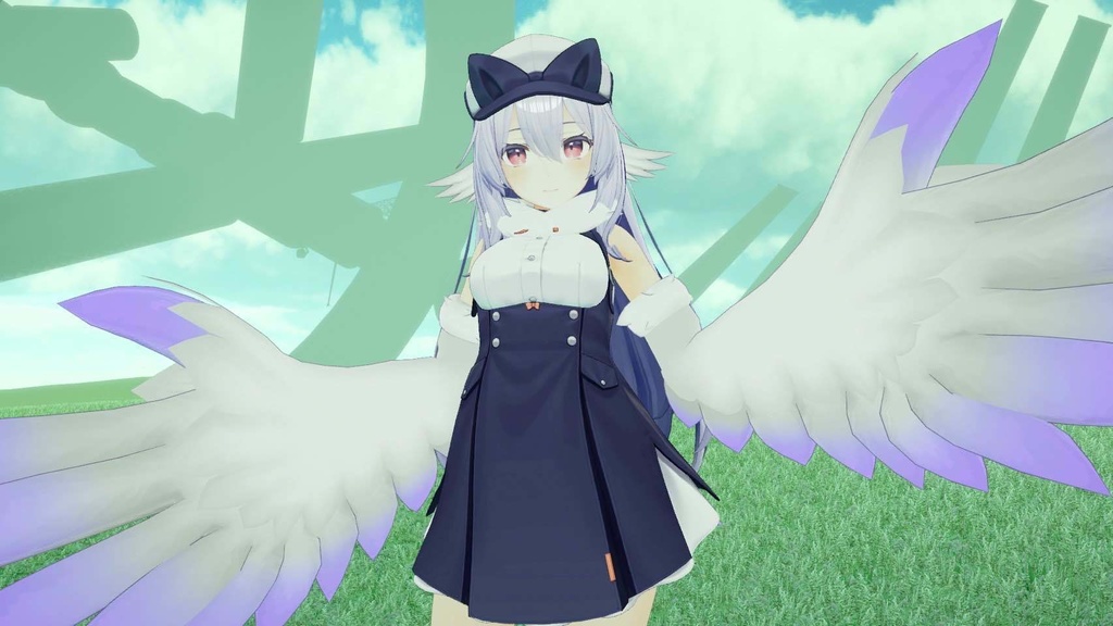 【VRChat想定】人外パーツ:クウリ