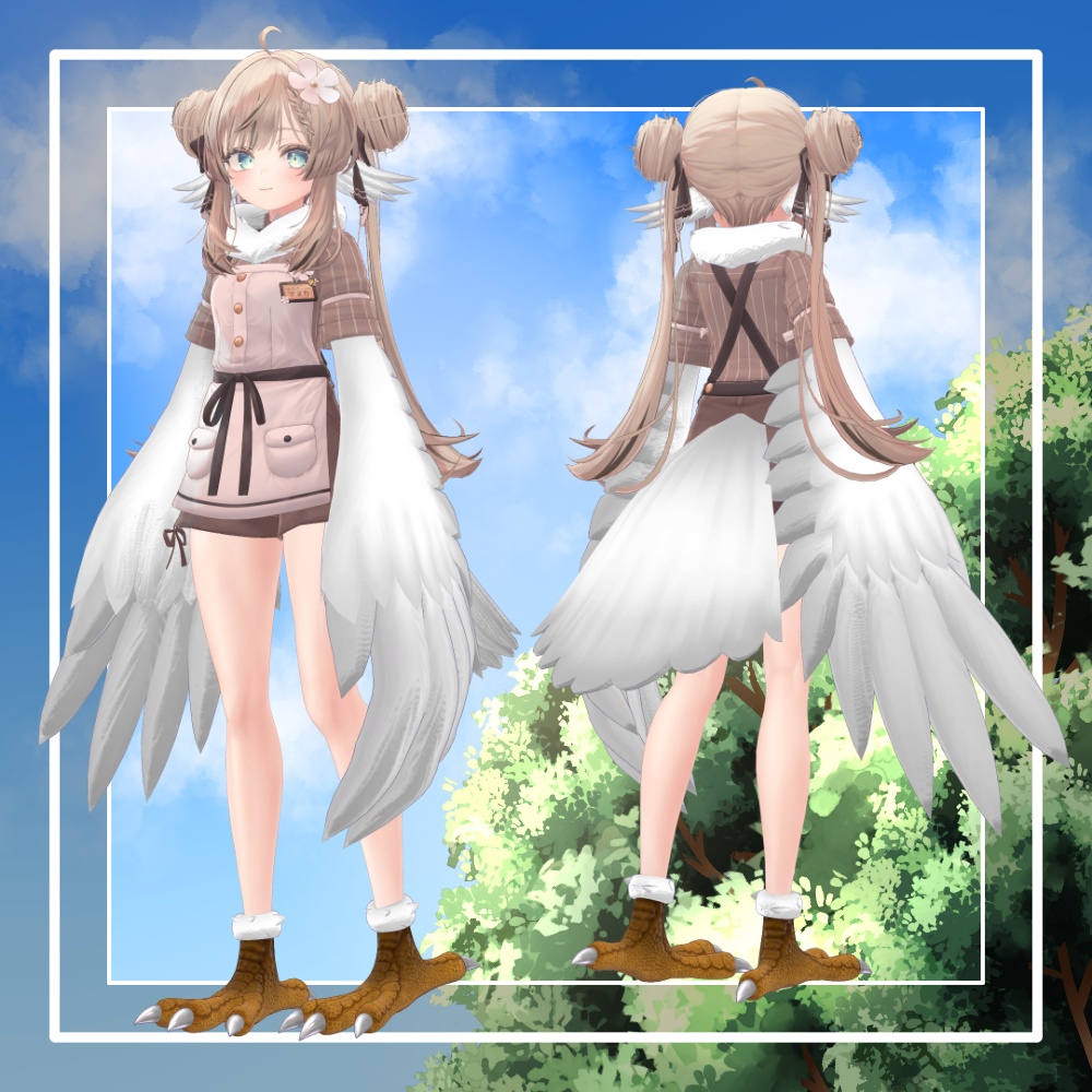 【VRChat想定】人外パーツ:クウリ