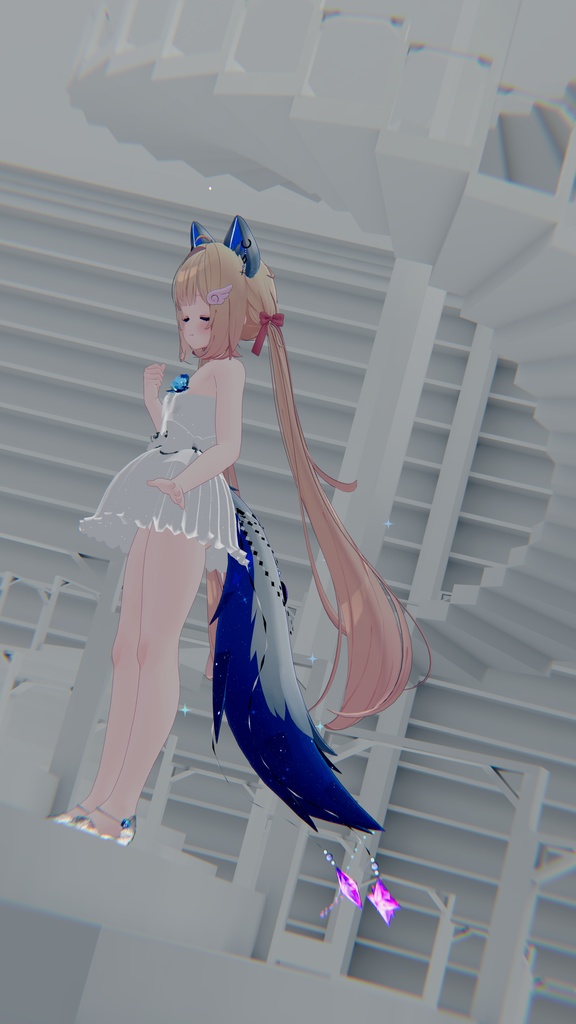 【VRChat想定】人外パーツ:ノクティア