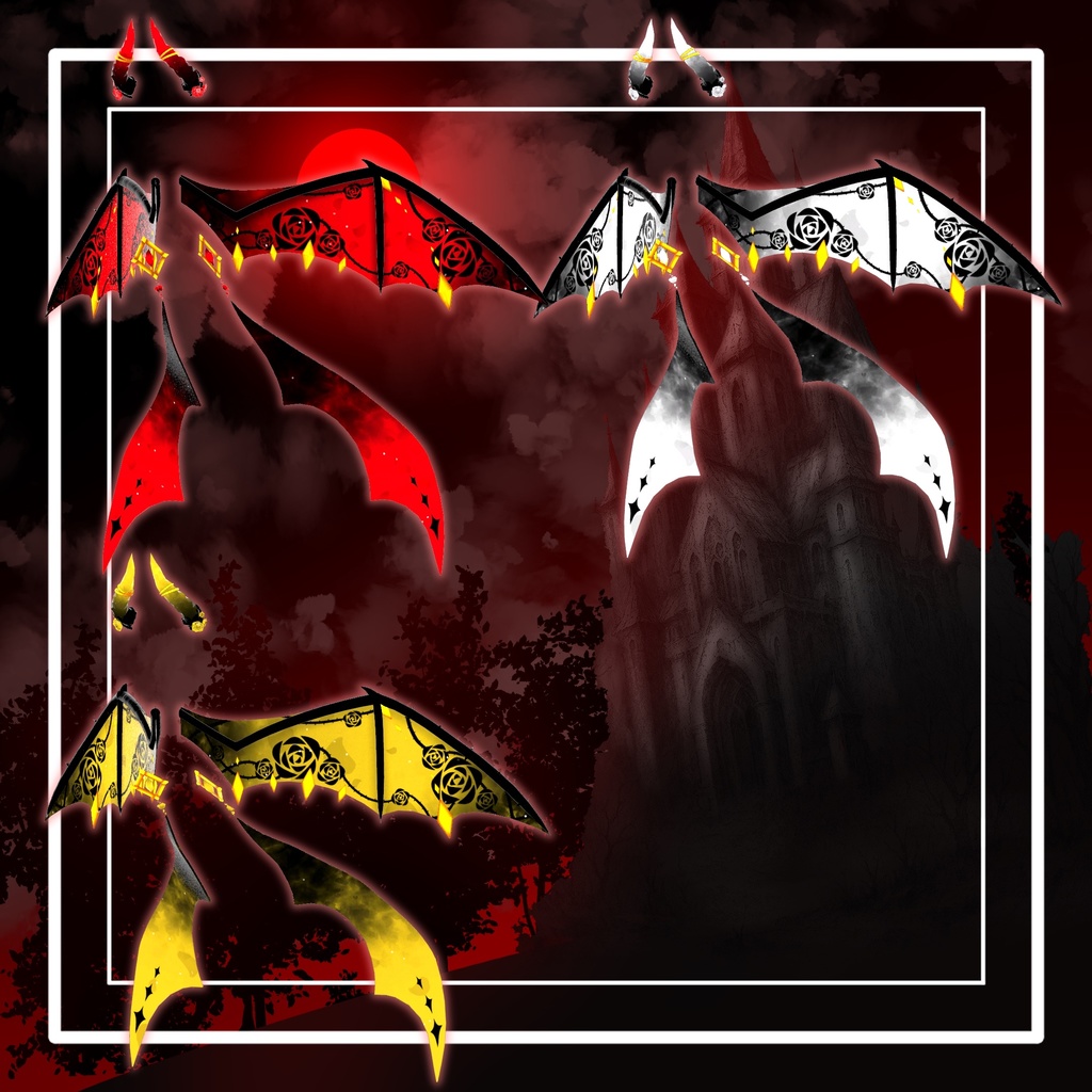 【VRChat想定】人外パーツ:グリムザリア