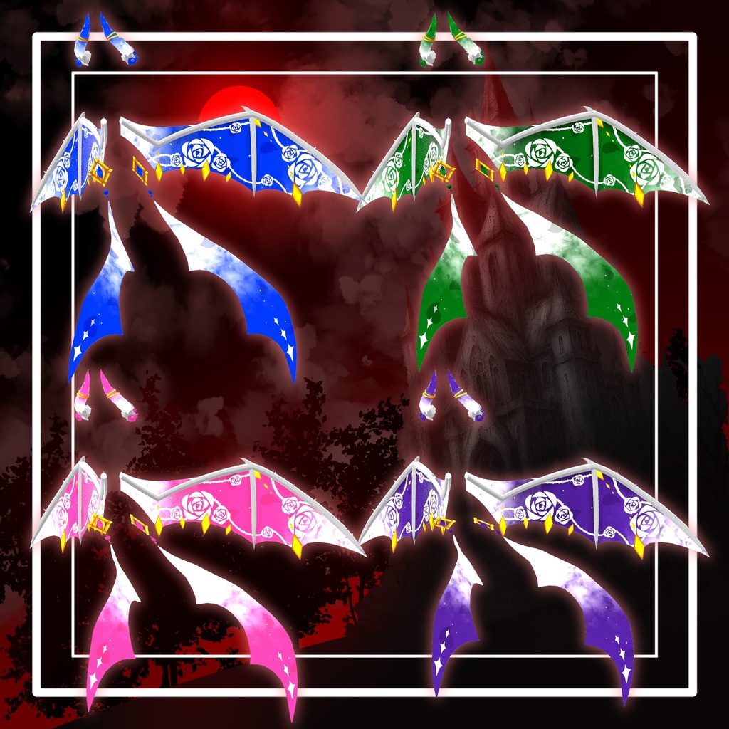 【VRChat想定】人外パーツ:グリムザリア