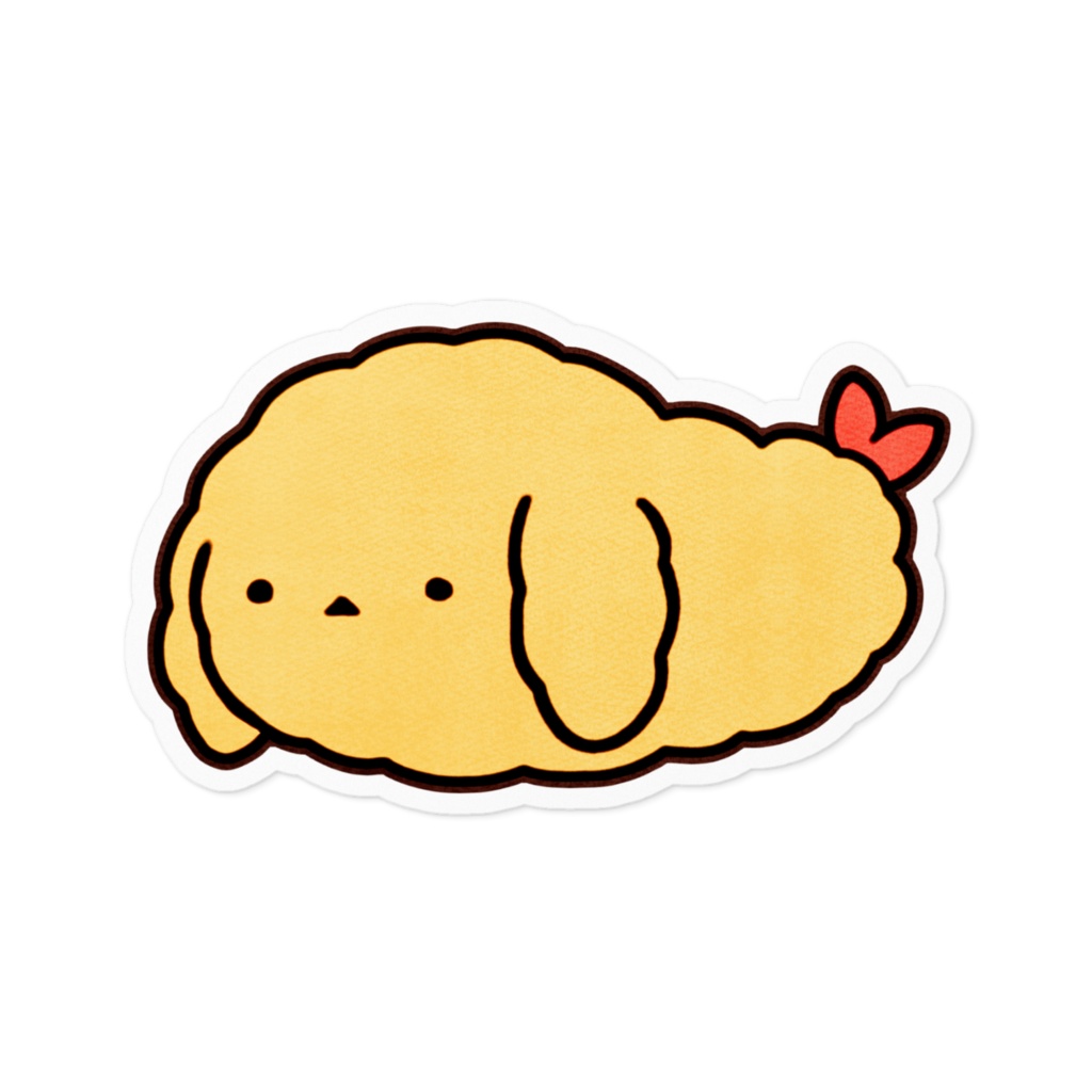 えびてんうさぎ🍤🐰ステッカー