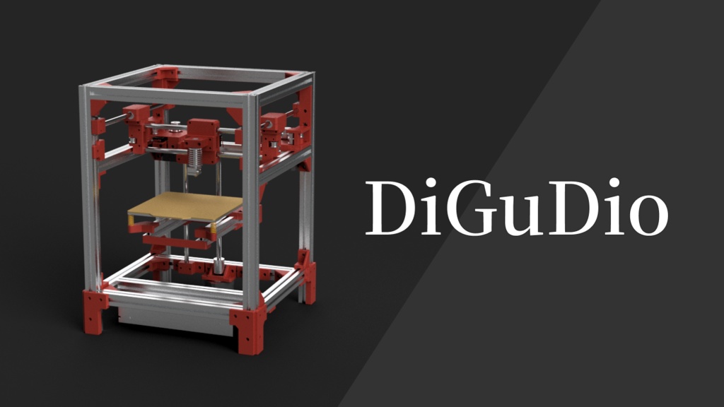 自作3Dプリンター「DiGuDio」