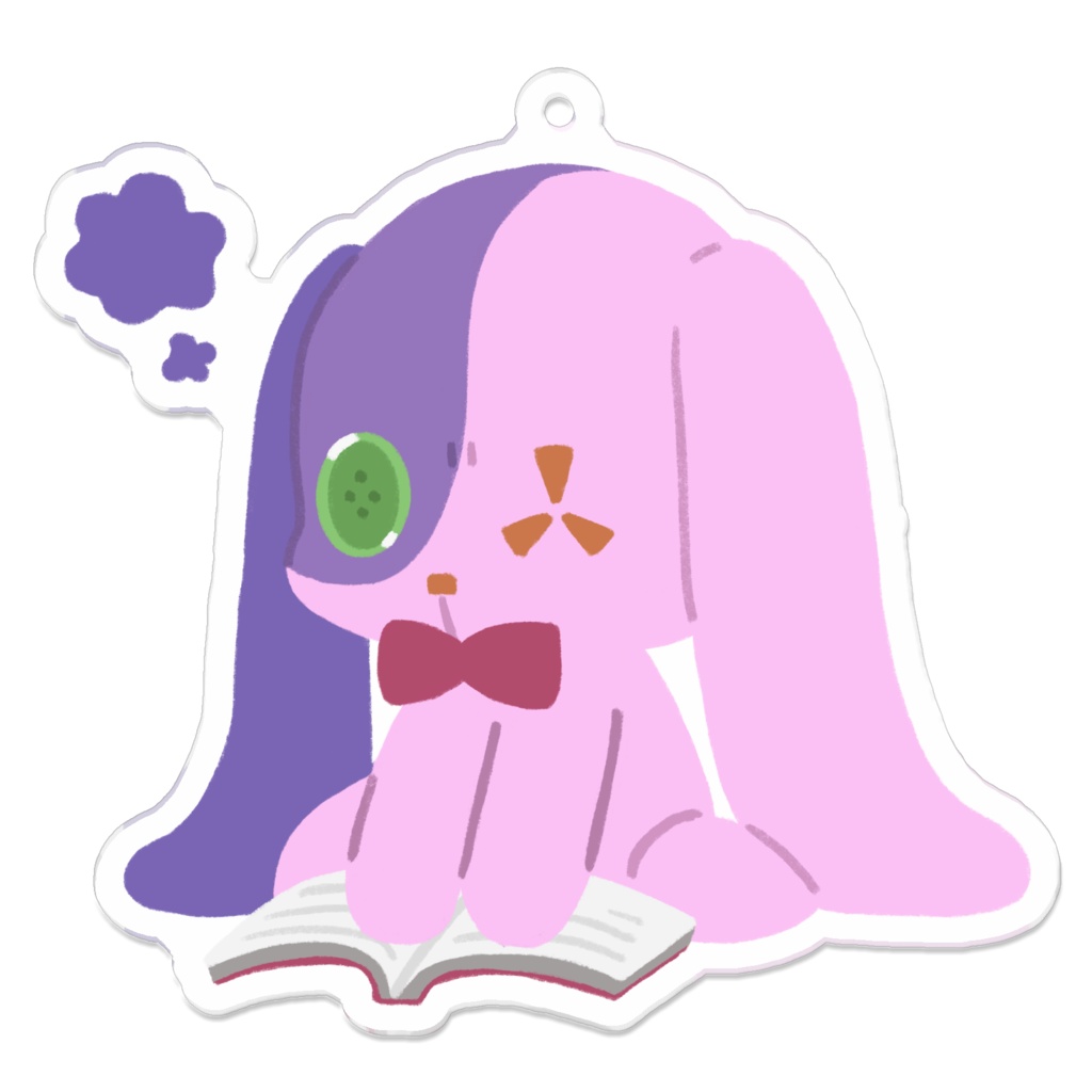 【アクリルキーホルダー】うさ宮【7×7㎝】