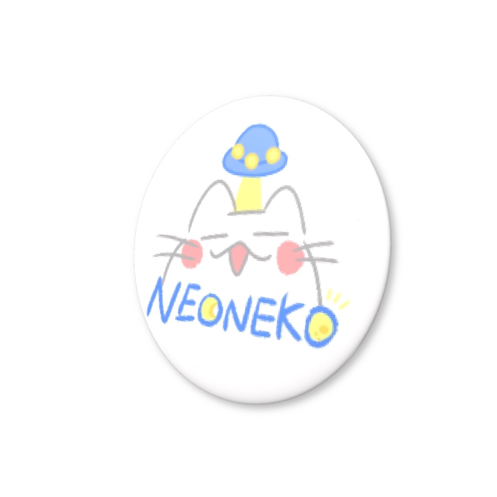 neoneko ゆるい猫 缶バッジ