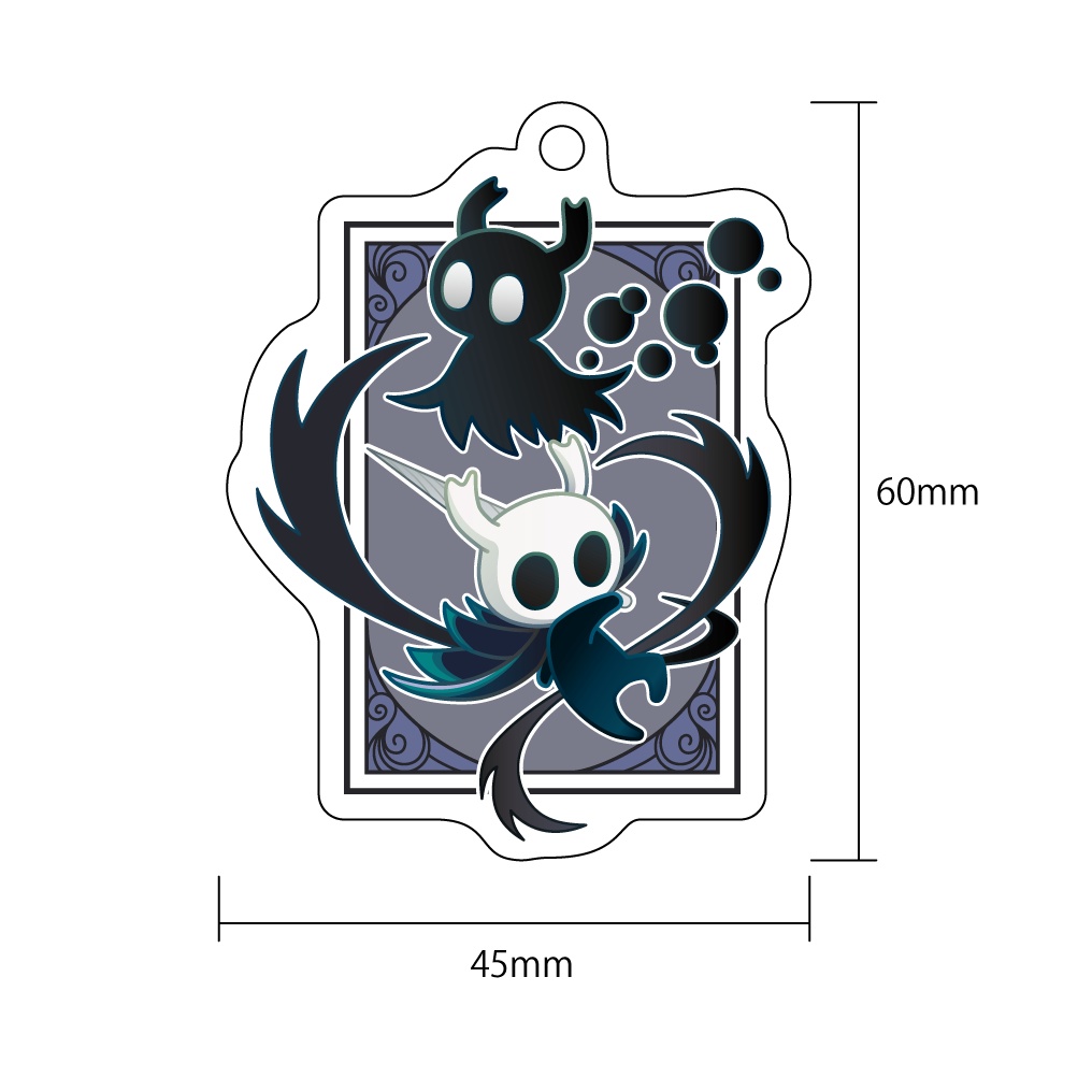 【Hollow Knight】アクリルキーホルダー（放浪者）