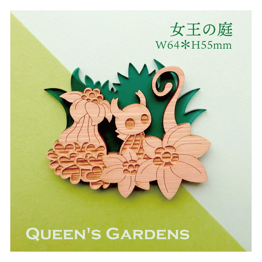 アクリル×ひのき プレート