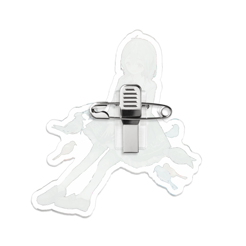 さて丸さん📸ぽぽアクリルバッチ