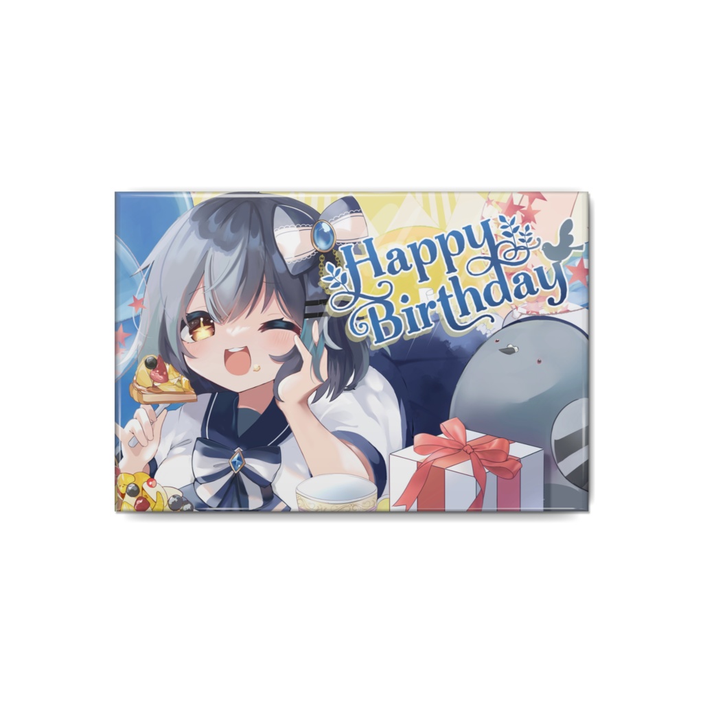ぽぽ生誕祭記念缶バッジ