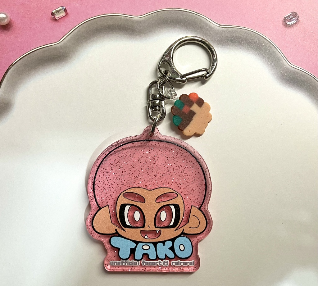 【再販※仕様変更あり】タコくんアクリルキーホルダー