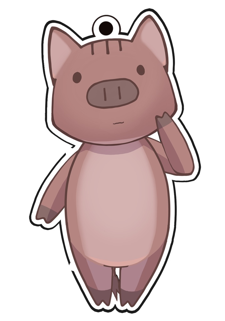うりりんアクリルキーホルダー（ノーマルバージョン）