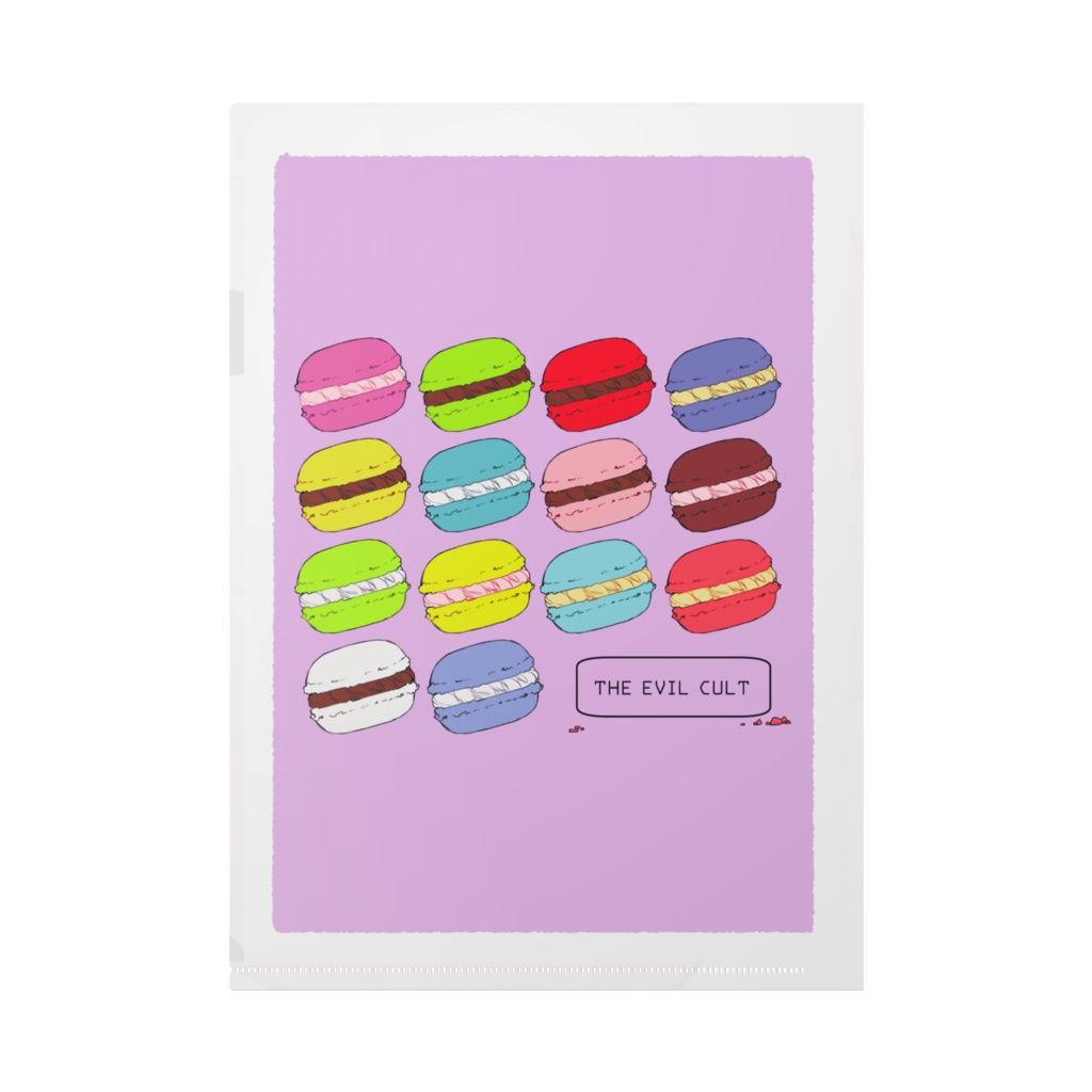 教団マカロンクリアファイルA4