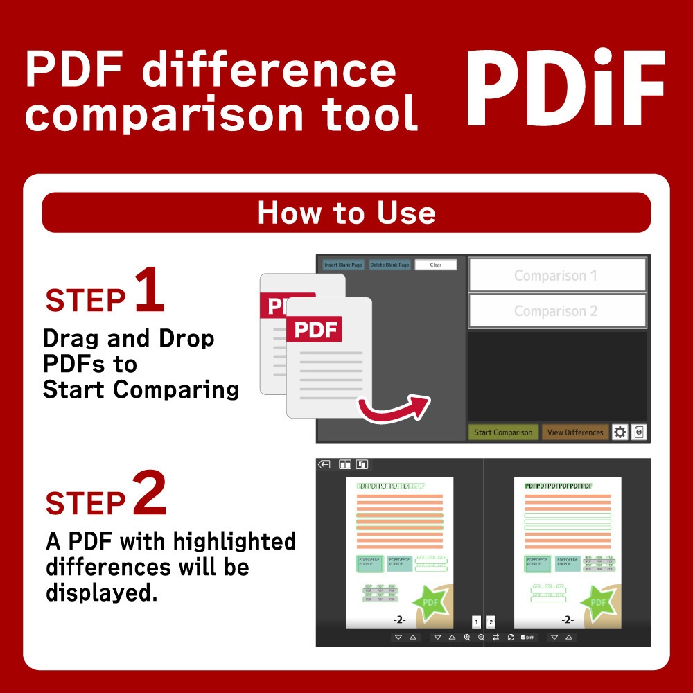 PDiF - PDF Comparison Tool