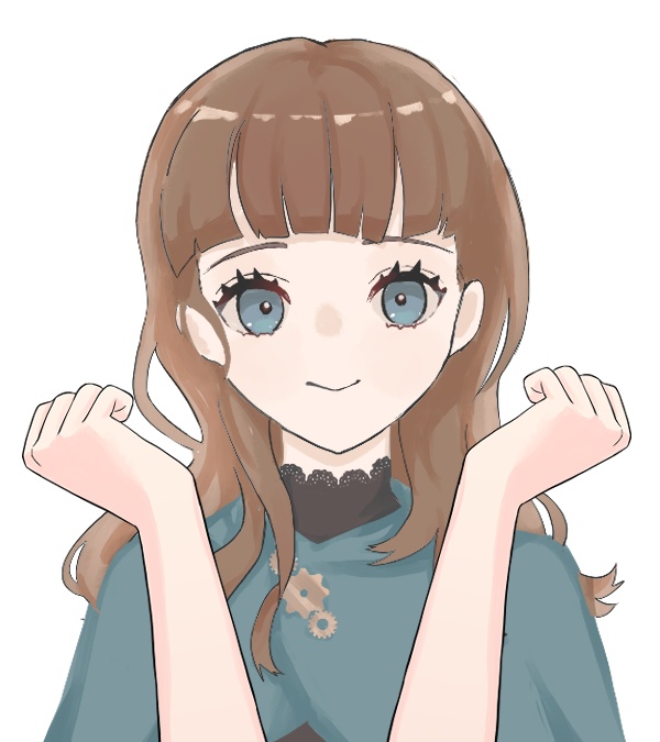 【手素材】かわいいガッツポーズ