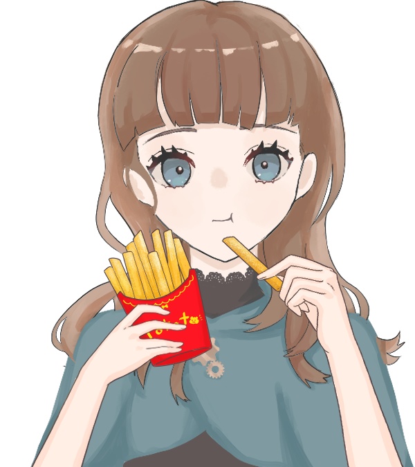 【手素材】フライドポテト🍟