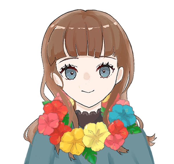 ハイビスカスの首飾り🌺