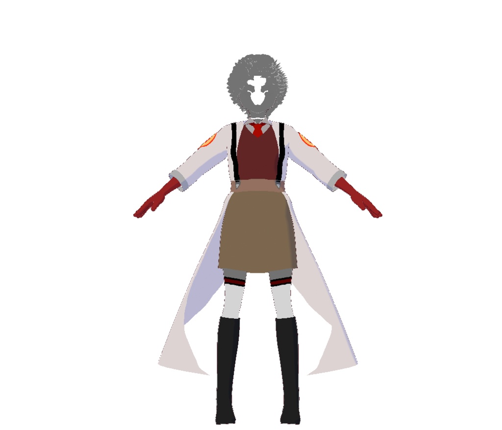 Red-Team Fem-Medic Cosplay (Without Glasses)