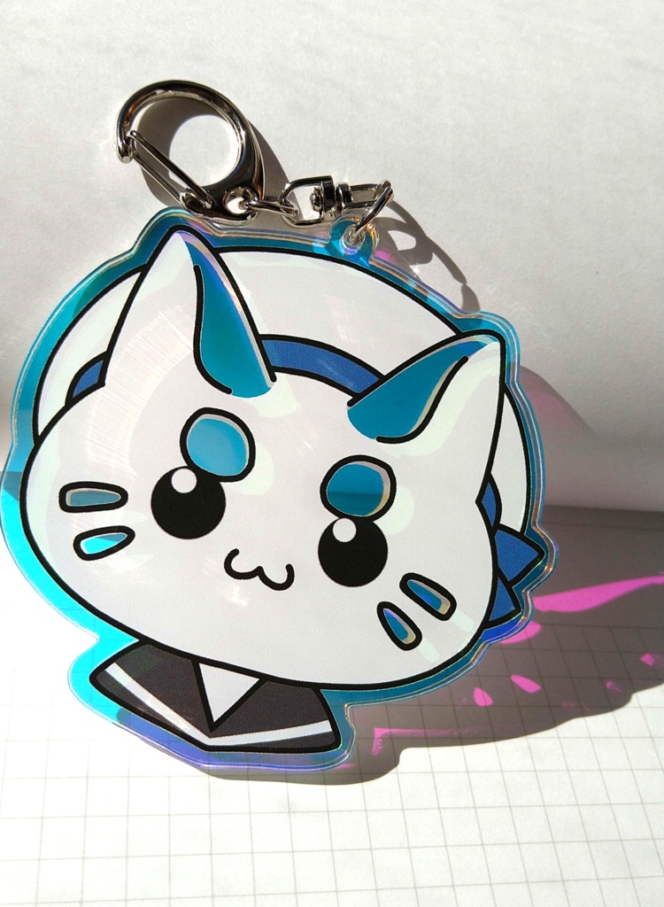 那由多うた2周年記念・なゆまろオーロラアクリルキーホルダー