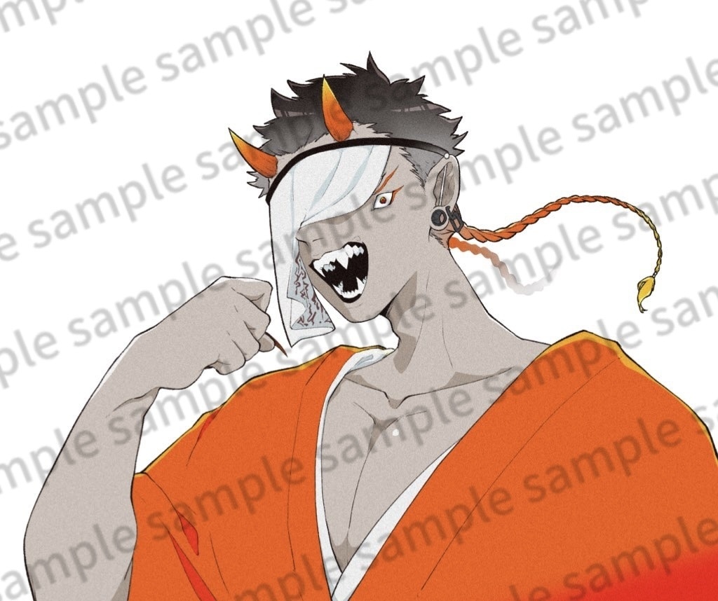 創作鬼「五目さん」バッジ