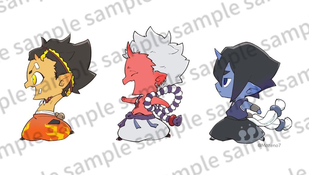 鬼トリオ トートバック