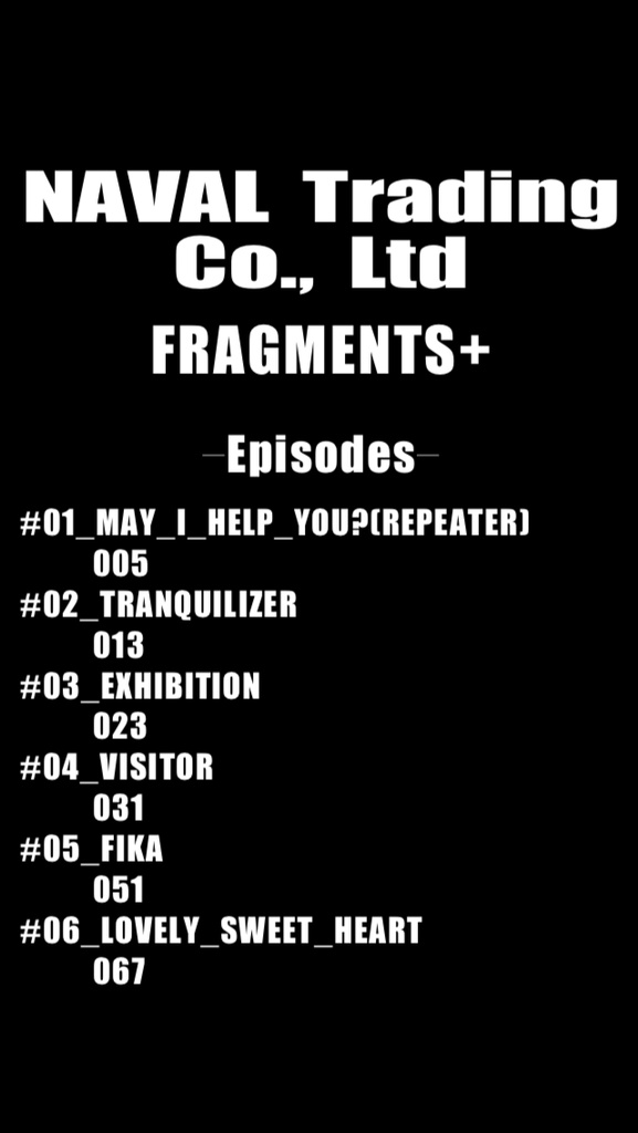 NAVAL Trading Co., Ltd FRAGMENTS+