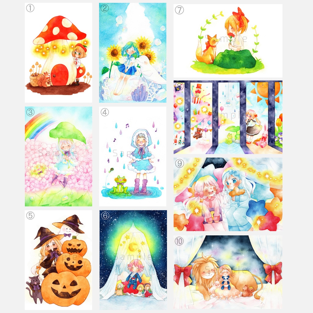 ポストカードセット(単品販売あり)