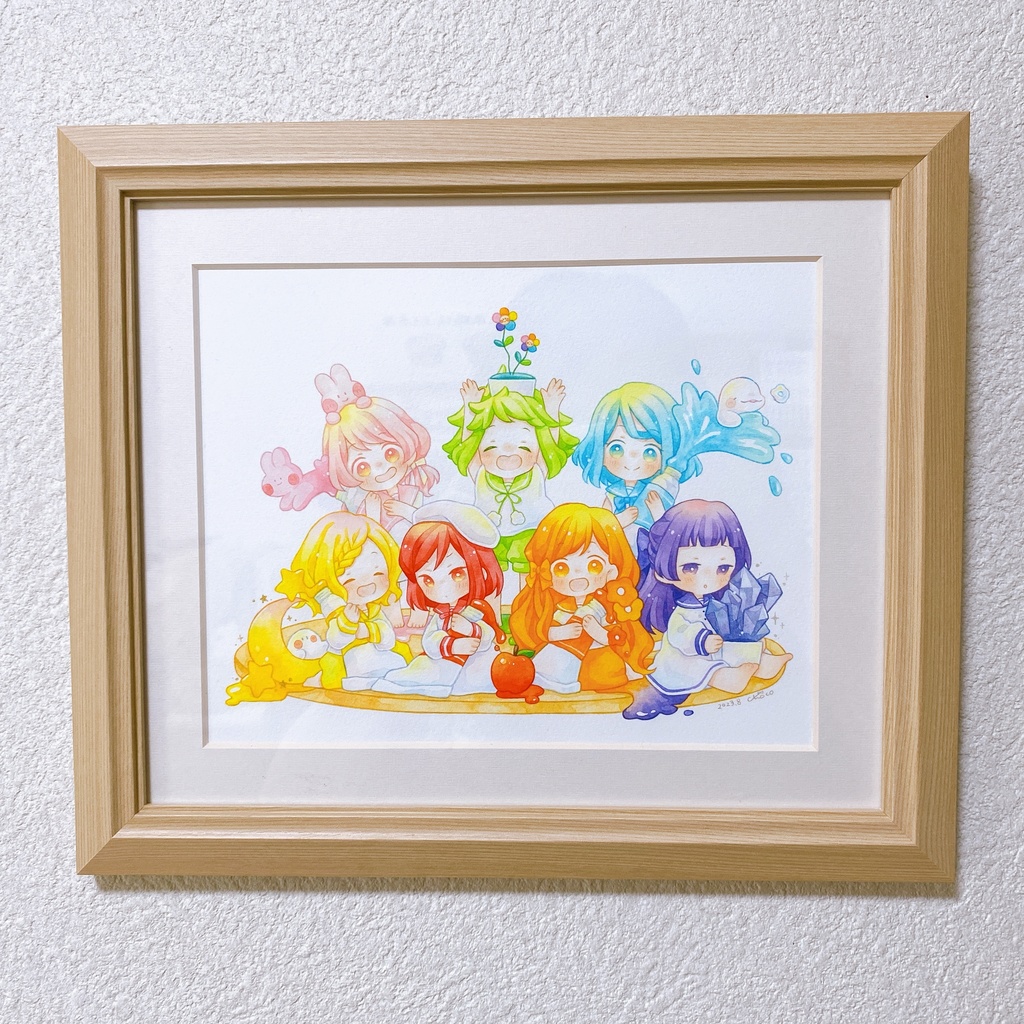 原画「今日の気分は何色？」