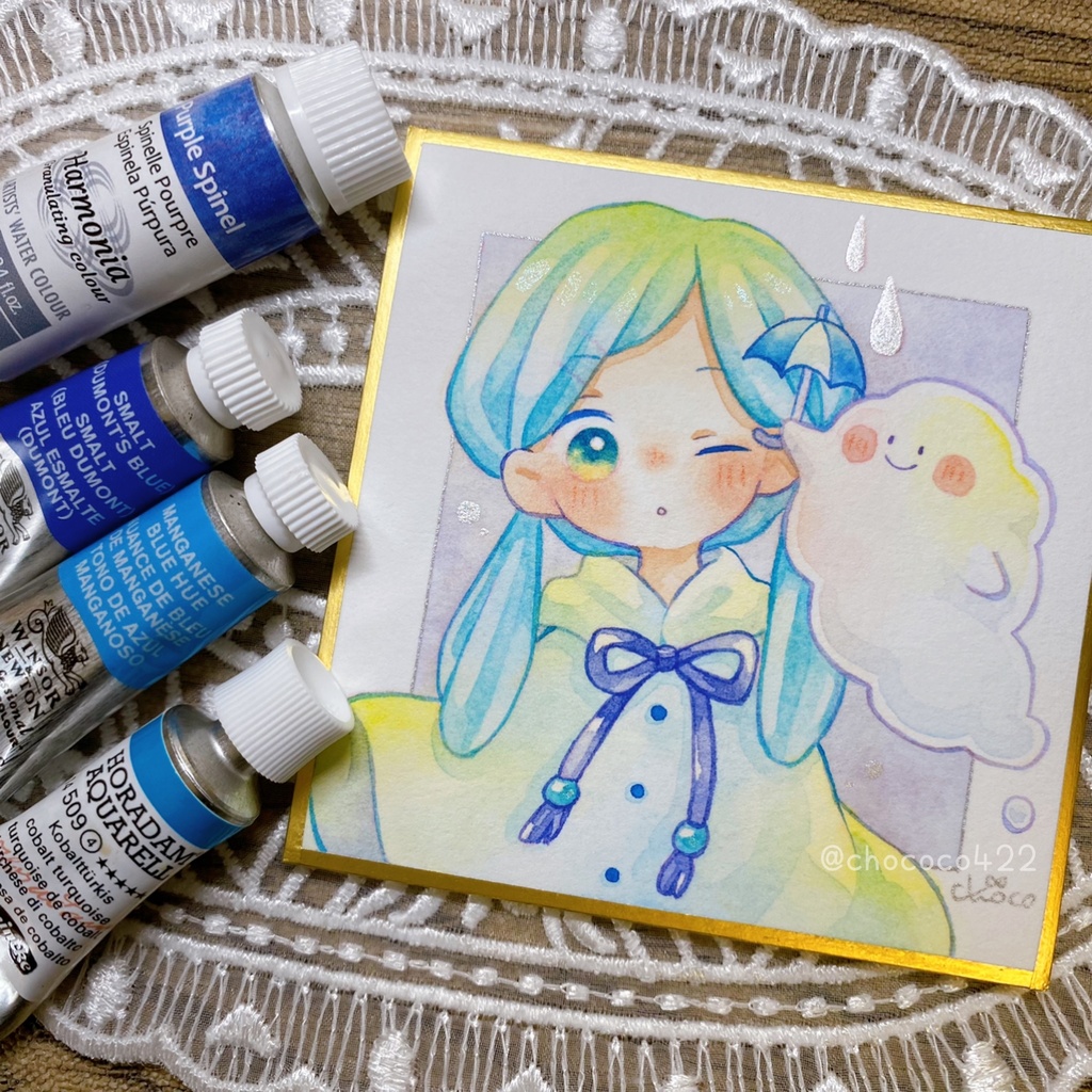 豆色紙【天気】