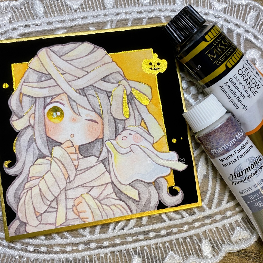 豆色紙【ハロウィン】