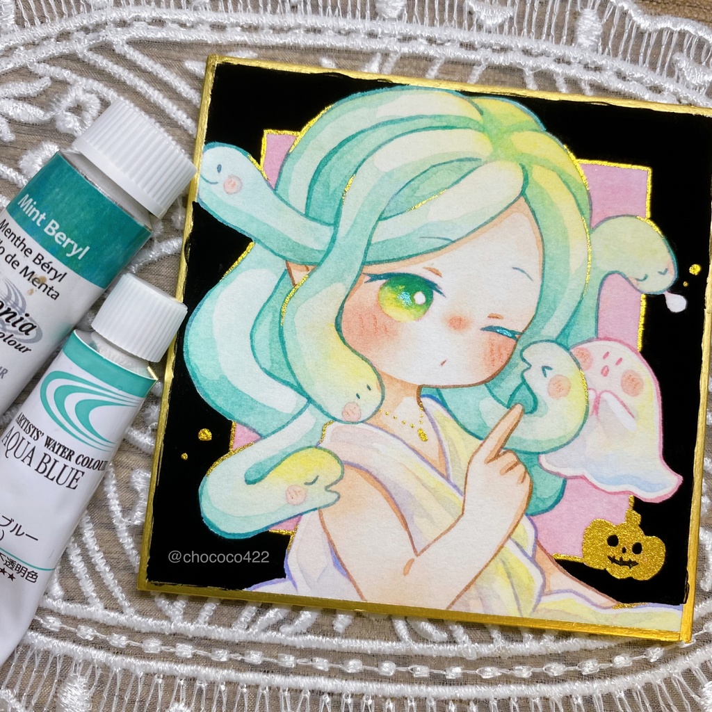 豆色紙【ハロウィン】