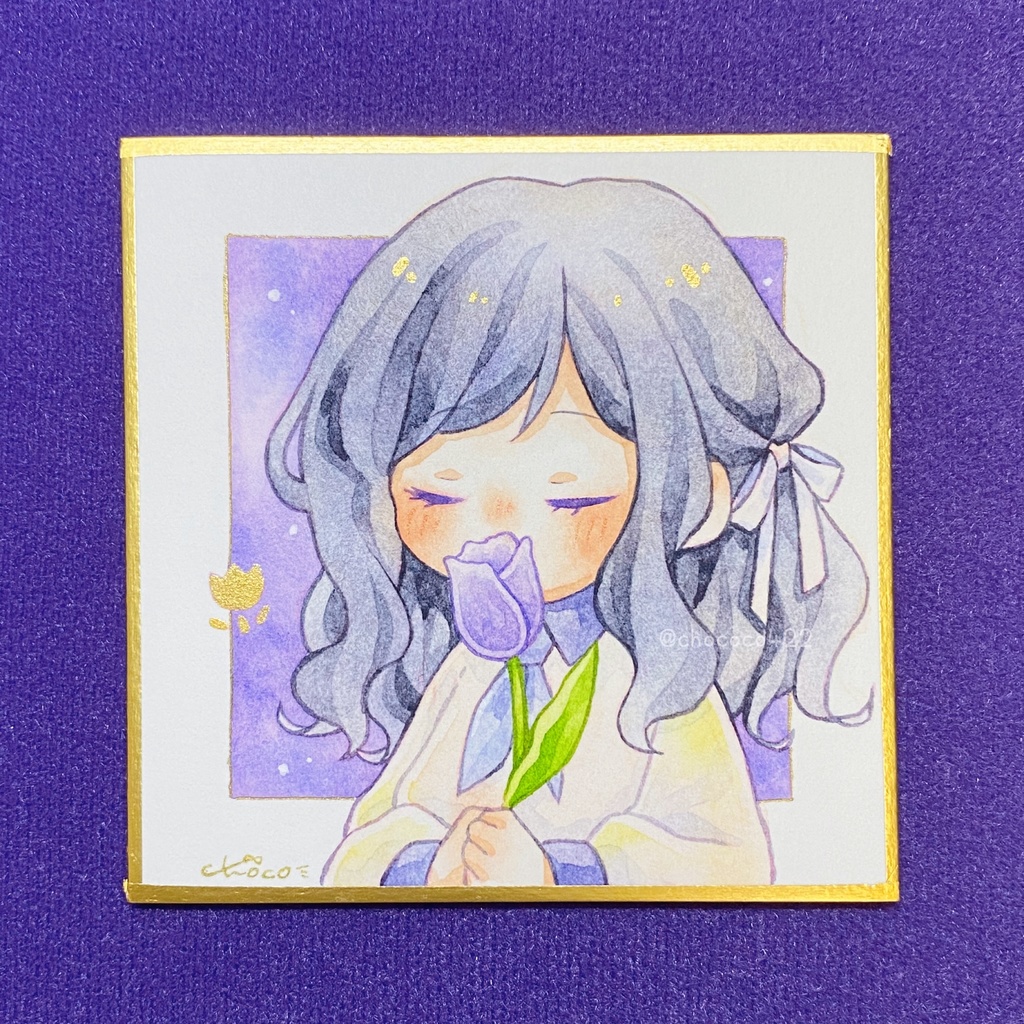 豆色紙【チューリップ】