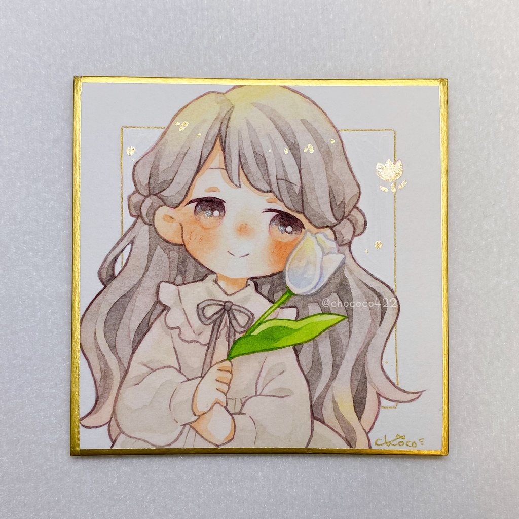 豆色紙【チューリップ】