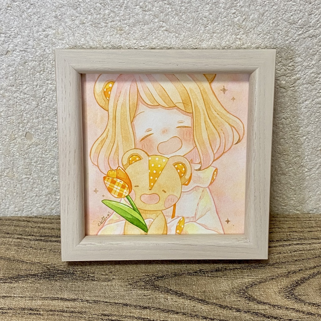 原画「照れ屋な2人」