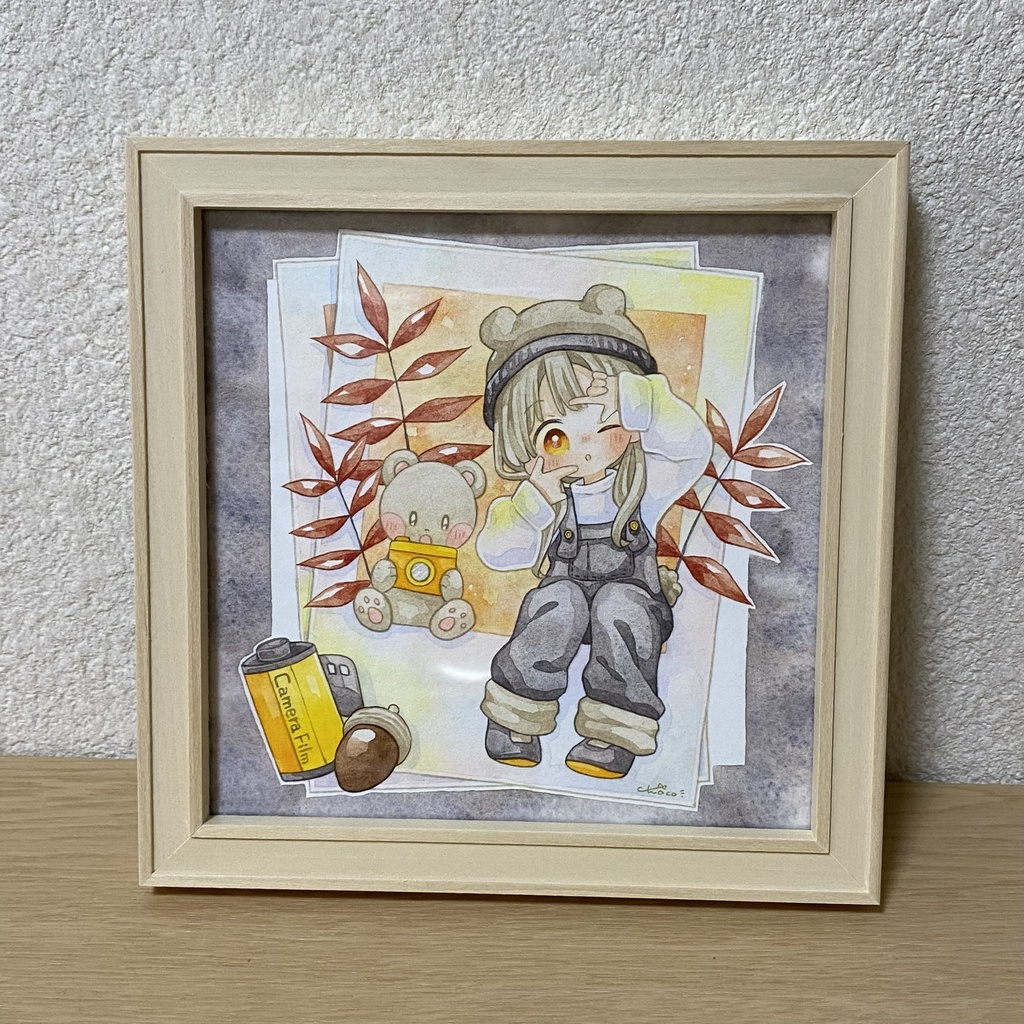 原画「芸術の秋-写真-」