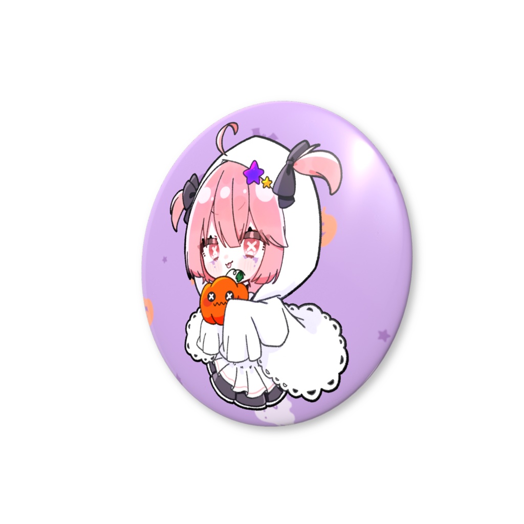 【ハロウィン】特別衣装缶バッジ【笑咲ゆぺ】